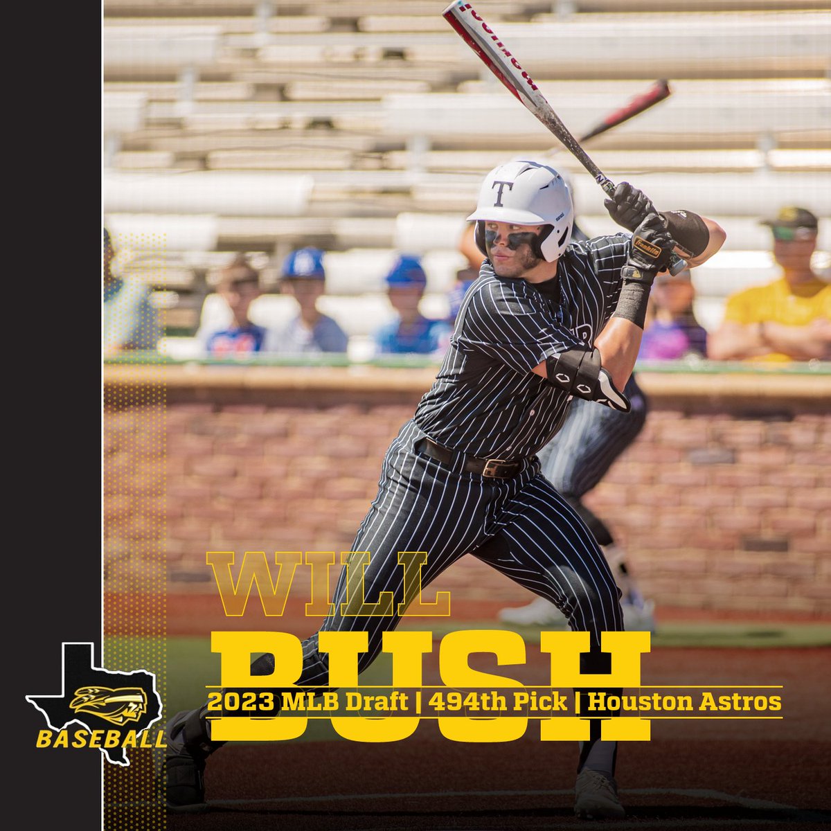Ready to Reign! 🚀

Will Bush is selected by the Houston Astros as the 494th pick in the 16th round of the 2023 MLB Draft!