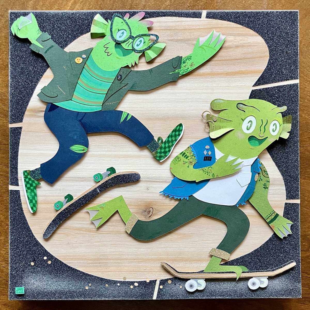 jaredschorr's tweet photo. It's  #PortfolioDay! 💜My name is Jared Andrew Schorr. I'm an Illustrator and I love to cut paper! 💌✂️
More work here https://t.co/KCMTxbEMdq 
Rep'd by the amazing✨ @erincaseywestin https://t.co/l81yr3yypO