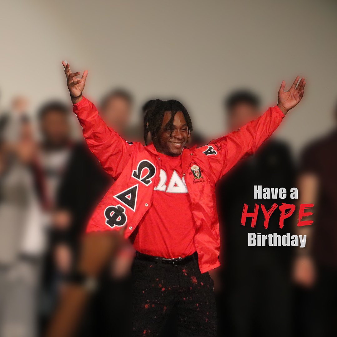 Happy 19th birthday to our Brother Ja’Codi “Sir Omoikane” Brooks from the Alpha Lambda line. Stay hype! #toohype #illmatic