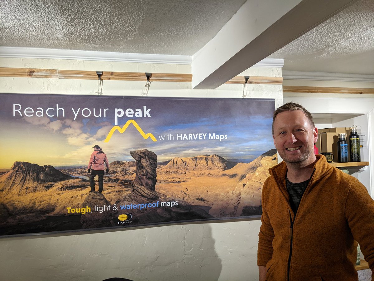 Popped into #employeeowned <a href="/harveymaps/">HARVEY Maps</a> today - super to catch up with Adam. Such an impressive range of #walking &amp; #cycling maps! See harveymaps.co.uk