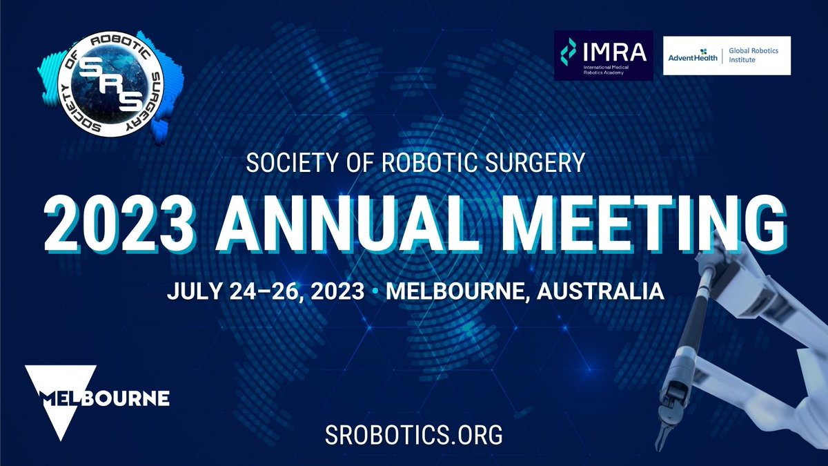 Society of Robotic Surgery | SRS (@socroboticsurg) on Twitter photo #SRS2023 is almost here! You’ve already registered for the meeting and booked your hotel room, so it's time to plan your itinerary for exploring the magnificent sights of Melbourne! Click here to view the Melbourne Visitor's Guide + start planning today: buff.ly/3O9724F #SRS2023 is almost here! You’ve already registered for the meeting and booked your hotel room, so it's time to plan your itinerary for exploring the magnificent sights of Melbourne! Click here to view the Melbourne Visitor's Guide + start planning today: buff.ly/3O9724F