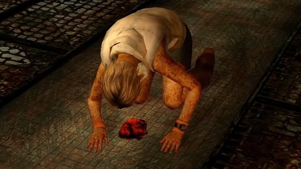 ResiEvilCentral's tweet photo. Silent Hill in a Nutshell:

A guy chases his kid.
A guy kills his wife.
A gal vomits a god.
A guy wants to leave his apartment. https://t.co/mKhbbBLp4L