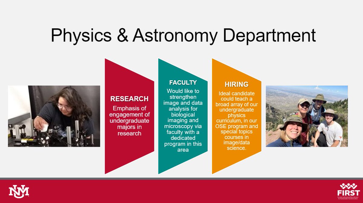 unmfirstprogram's tweet photo. Get to know more about our Physics &amp; Astronomy Department! Learn more at https://t.co/uiGiHZzbCd and follow along @UNMpanda.

Apply by Aug. 8: https://t.co/9aG3BML6Cs

#physicsjobs #AcademicTwitter #neuroscience #DataScience #nihfirst https://t.co/827j67IeOH