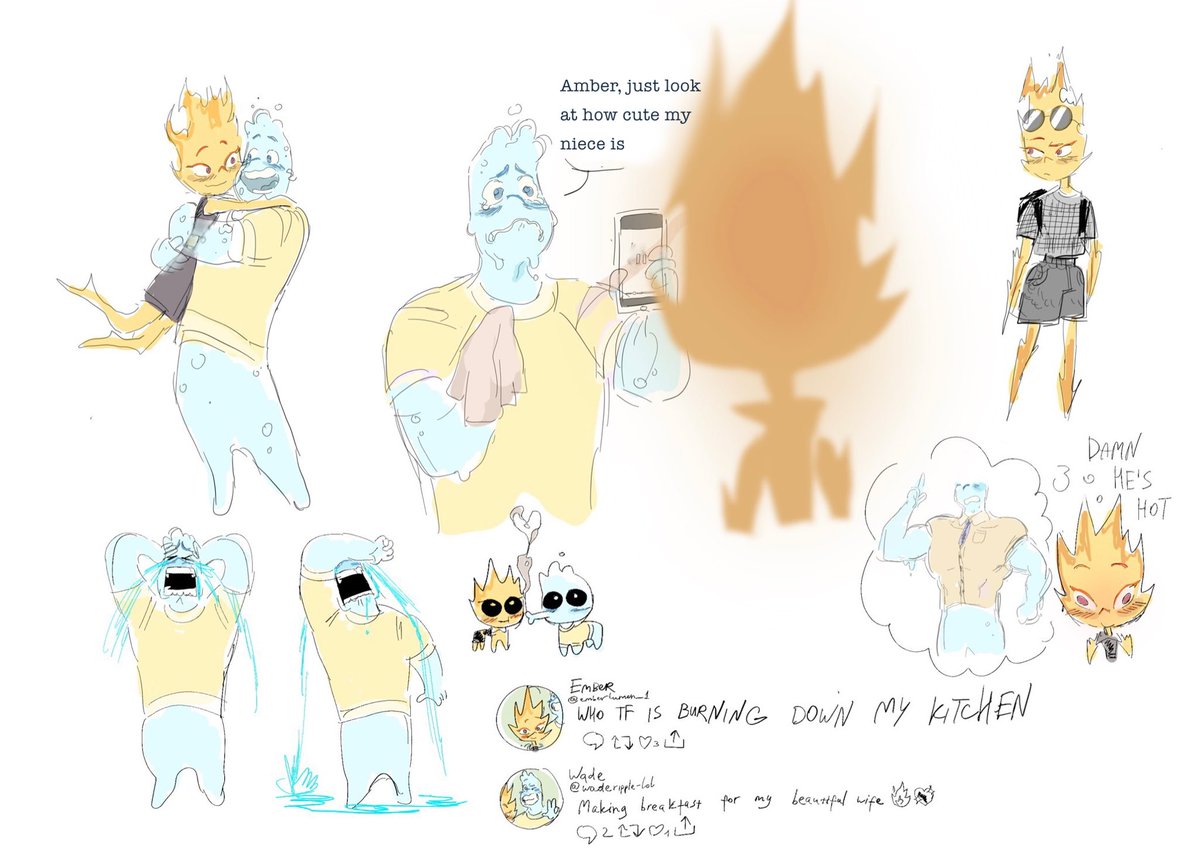Yipee #Elemental #sketch 