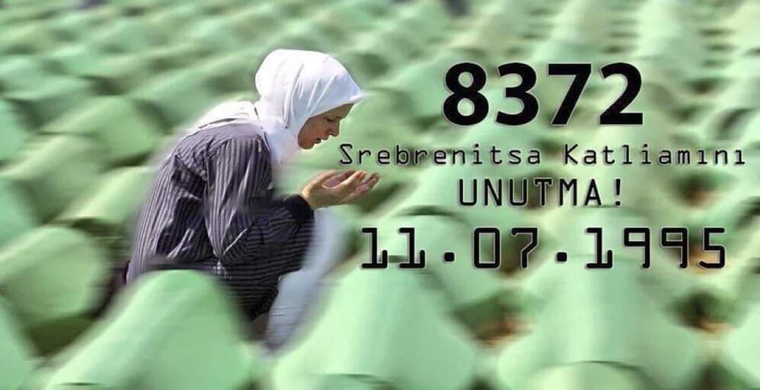 Dünya'nın gözü önünde, Avrupa’nın ortasında yaşanan insanlık suçunun adı #Sreprenitsa😔

Bosna’da yapılan zulüm ve katliamları unutmadık, unutmayacağız.

Ruhları şad Mekanları cennet olsun inşallah..