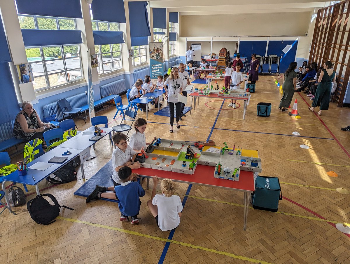 cringetech's tweet photo. Cringe Robotics Competition,  what a great first event, thank you Debohun Primary, St John &amp; St James Primary, and Bowes Primary schools for taking part and making this such a wonderful event 🤖🎉 https://t.co/mH3qaA0uQV