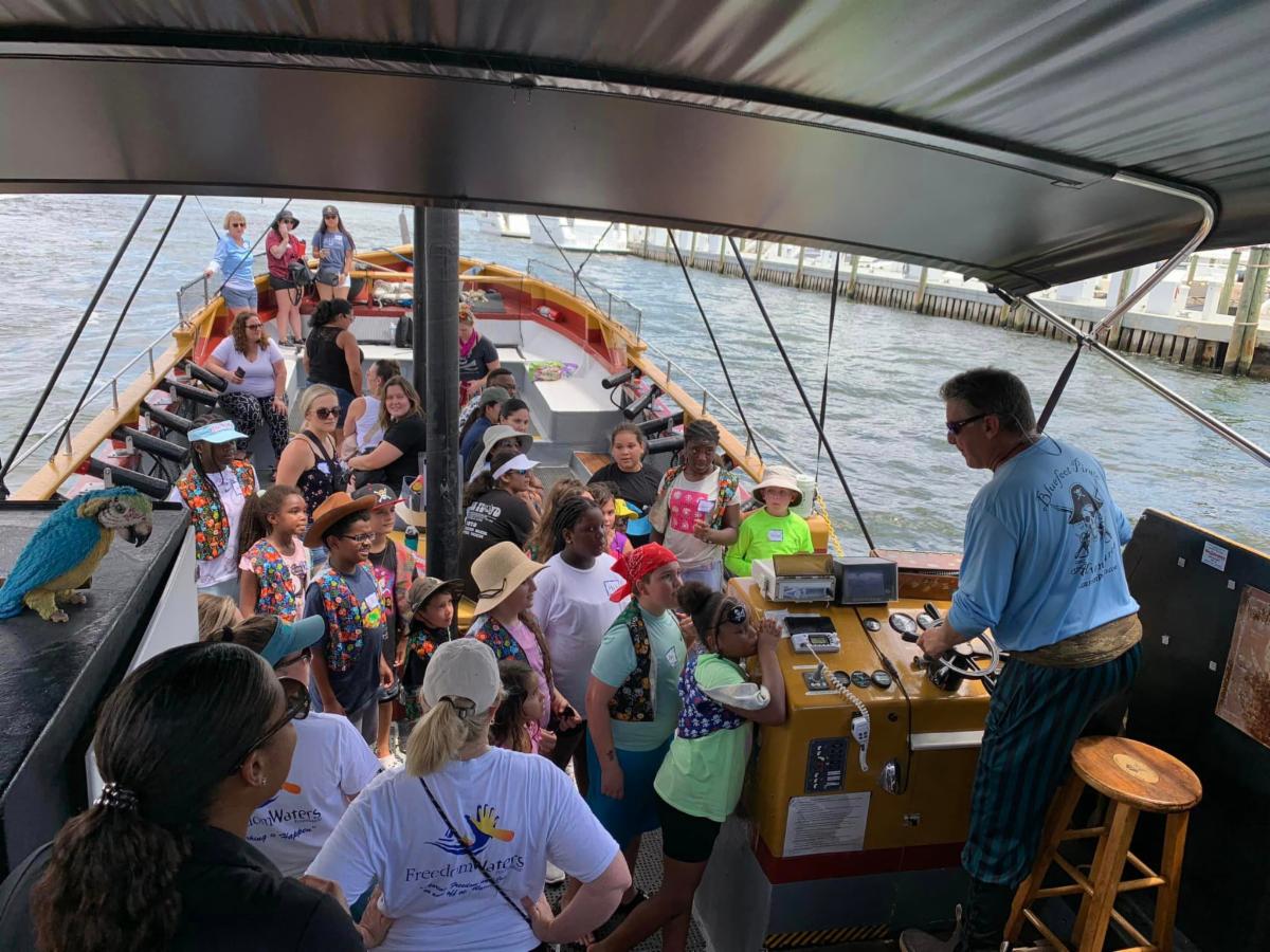 Crew goals! Check out the pictures from our BlueFoot Pirate Adventures boat outing. Our Bigs and Littles embraced the pirate life and created memories that will last a lifetime 🏴‍☠️⚓️☀️🌊.

A BIG thank you to <a href="/FreedomWaters/">Freedom Waters</a> for partnering with us!

 #BiggerTogether
