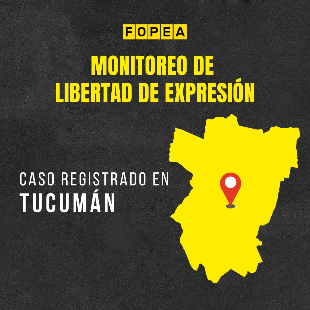 #FOPEALibertadDeExpresión FOPEA rechaza el maltrato al que fueron sometidos periodistas de Tucumán durante una visita del presidente Alberto Fernández a esa provincia
Este martes 11 de julio, el jefe de Estado inauguró obras en un edificio de la Universidad Nacional de Tucumán👇