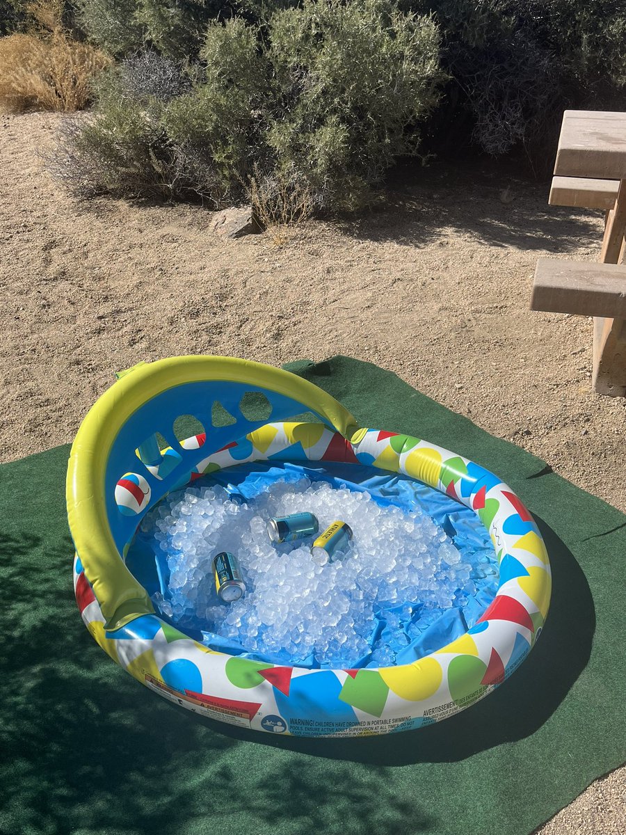 KatKensington's tweet photo. Off on a camping adventure. Happy summer❤️
#camping #babypool #nearbeer #athleticbrewingco #vanlife https://t.co/RbNnxCNTYk