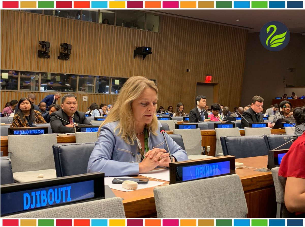 Amb. @MWegter underscored the continued need to support recovery & resilience in #SIDS at #HLPF.

🇩🇰 commits to:
🌎 Continued climate action, including decarbonizing shipping
🪙 Promote new funding arrangements and reform of the IFIs
🤝Continued support for SIDS Partnerships