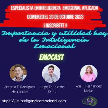 EIIEmocional's tweet photo. Ya disponible el nuevo emocast hablando sobre la importancia y la utilidad de las emociones y la inteligencia emocional. Escúchalo en: https://t.co/sSflmwVC4b
Sigue habiendo plazas y estando disponible la inscripción al Especialista en IE aplicada. 
Te esperamos! https://t.co/YOCZLFHGDm