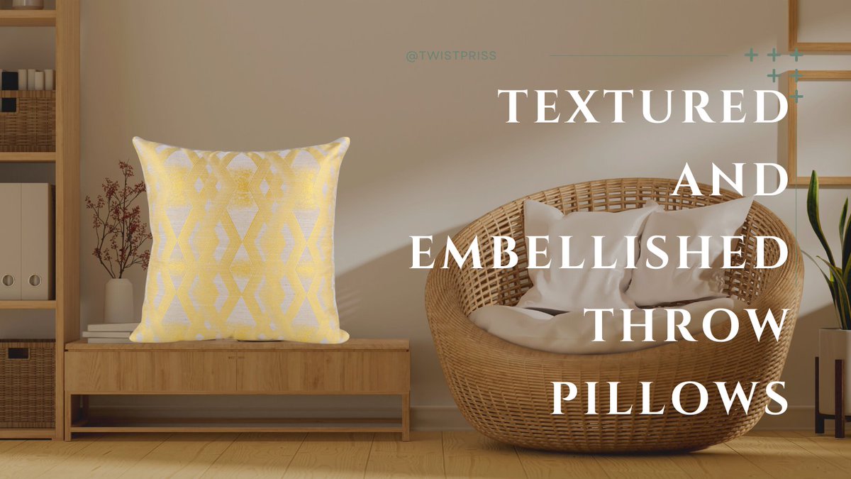 Textured and embellished throw pillows add depth and tactile interest to your decor. They showcase various textures, such as tufting, fringes, tassels, or sequins.

#TwistPriss #homedesign #vintage #interiors #style #livingroom #inspiration #DIY #luxury #luxurylifestyle