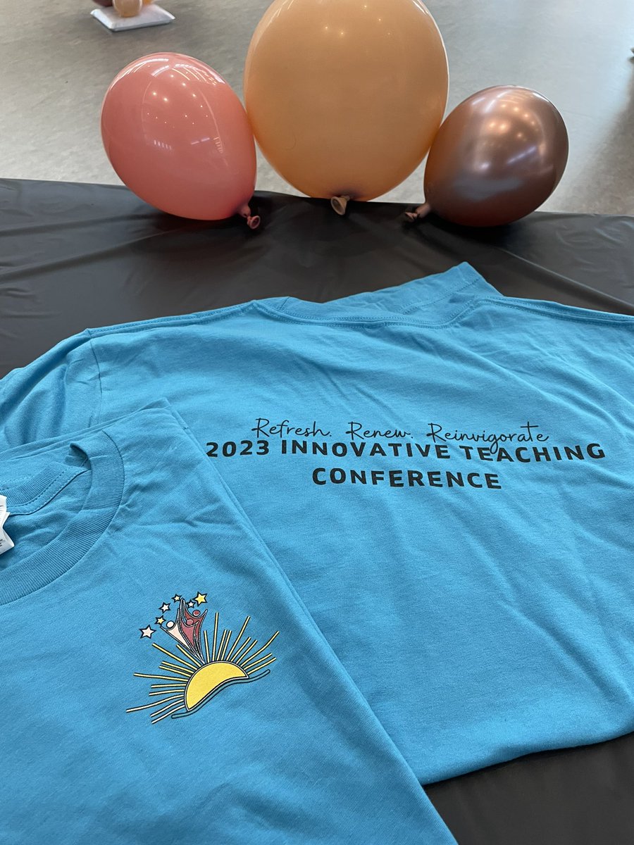 ktbrdn's tweet photo. We are all set for the 2023 Innovative Teaching Conference! All @rockwallschools staff members are welcome to attend and the first 200 get a T-shirt! #RISDITC23 lots of swag and door prizes! @rikkismith https://t.co/XL1PcNsKa3