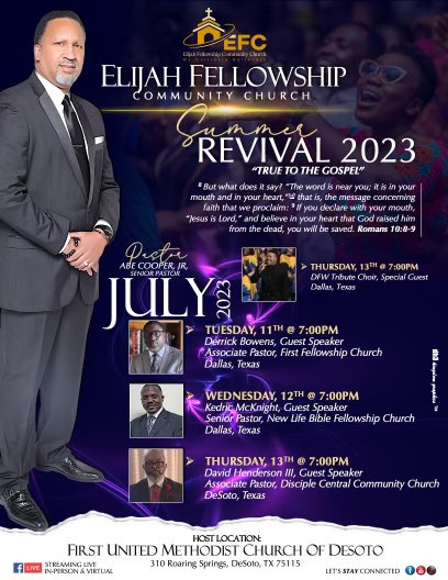 The evening has arrived! Join us tonight at 7pm!