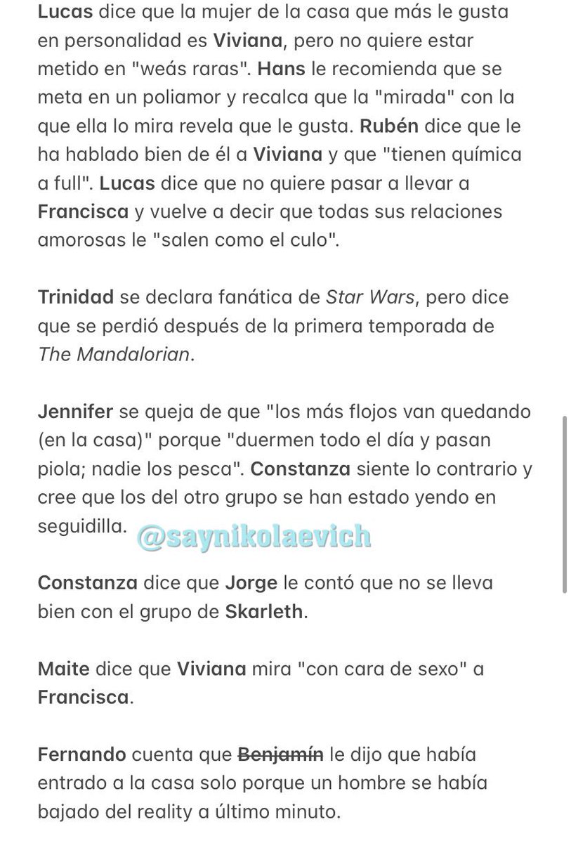 saynikolaevich's tweet photo. RESUMEN LUNES 10 DE JULIO // La llegada de Bigote (o Bigotes ??🐶) remeció la casa y augura generar nuevos conflictos. También se revela una eventual renuncia de Lucas. Detalles acá abajo y en la segunda parte 👇🏻👇🏻👇🏻 #GranhermanoCHV #ResumenGH #GranHermanoChile #GranHermano https://t.co/Cya3wFMVZX