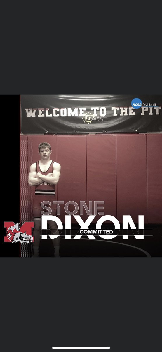 FortFryeFball's tweet photo. Congratulations to former OL/LB Stone Dixon on his commitment to Muskingum University to wrestle. #FortFryeFootball https://t.co/1UbdwMWP6t