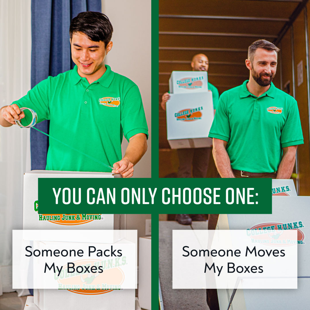 CollegeHunks's tweet image. You can only choose one (unless you get a H.U.N.K. to do all the work for you. 😏).
#ThisOrThat #PackingBoxes #MovingBoxes #MovingCompany #MovingHelp
