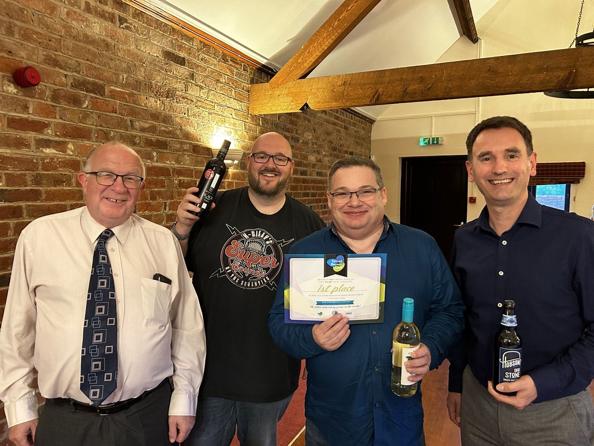 What a cracking night that was at Telford Business Club’s annual charity quiz! A lot of laughs, great food, friendly competition and a terrific sum raised for Alzheimer’s Research UK.