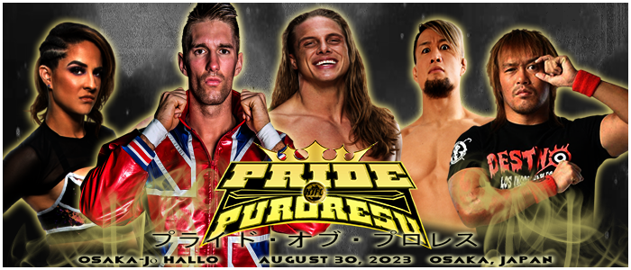 Next month, The Pride of Puroresu Crown series commences. Two blocks, filled with ten competitors each, competing for the chance to challenge for the World Heavyweight Championship in Osaka Jo Hall.