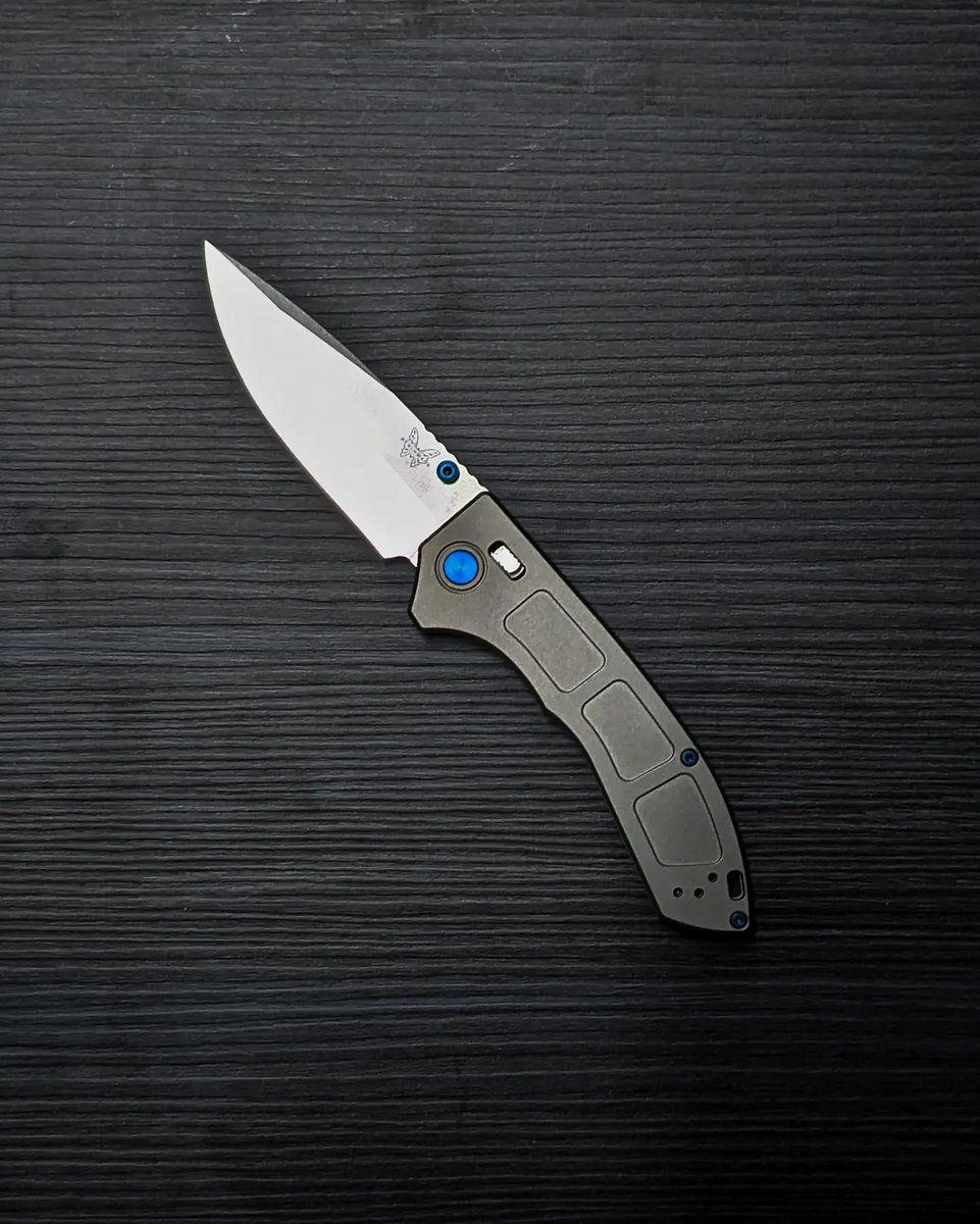 The new <a href="/BenchmadeKnives/">Benchmade Knife Co., Inc</a> Narrow Titanium Drop Point offers a sleek and swift design to the EDC knife game. Swing on in to check it out!