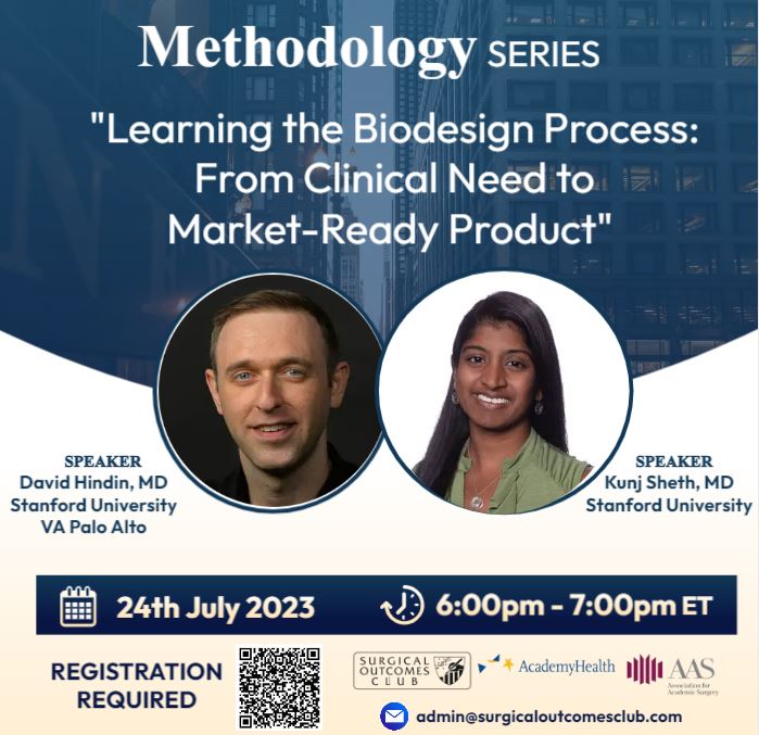 Stanford Surgery (@stanfordsurgery) on Twitter photo Join Stanford's own <a href="/DavidHindin/">David Hindin, M.D.</a> and Dr. Kunj Sheth on Monday, July 24 at 6 pm (ET) for "Learning the Biodesign Process: From Clinical Need to Market-Ready Product." Register here: ow.ly/uB0c50P94xO Join Stanford's own <a href="/DavidHindin/">David Hindin, M.D.</a> and Dr. Kunj Sheth on Monday, July 24 at 6 pm (ET) for "Learning the Biodesign Process: From Clinical Need to Market-Ready Product." Register here: ow.ly/uB0c50P94xO