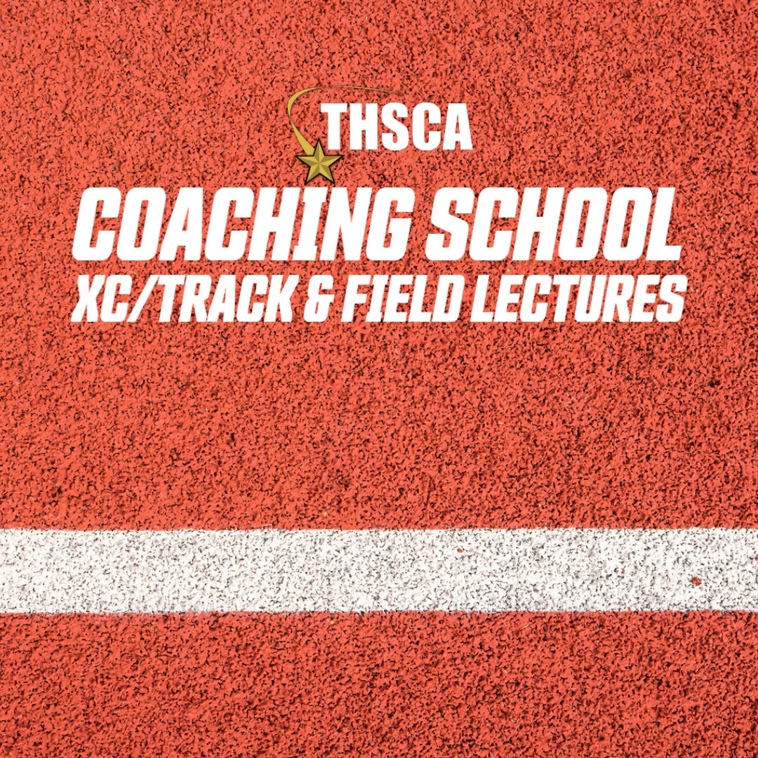 THSCAcoaches's tweet photo. Want to dive into the latest strategies and techniques to help your athletes reach new heights?🏃‍♀️🏃‍♂️
Come hear from our 2023 #CoachingSchool XC/Track &amp; Field speakers!🔥🔥🔥

https://t.co/JXmX6mhtib https://t.co/Ga1asol0AC