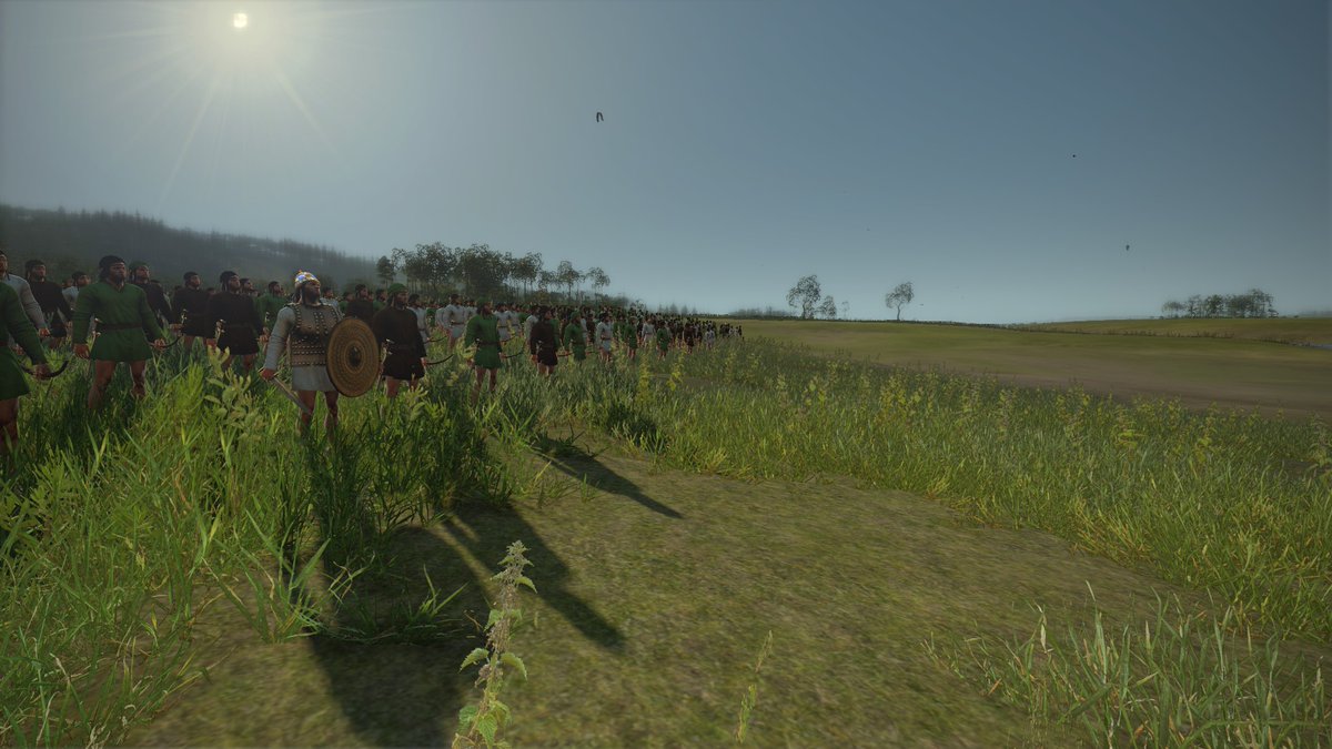 Nasafan5's tweet photo. The assembled might of the Nasafan tribes. We march to deal with the raider menace.
#ImagiNations #History #bronzeage #Nasafan #nation #town #game #citybuilder #survival #bellbeaker #raiders #ageofbronze #RTW2 https://t.co/x0VcubTQBL