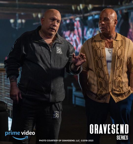 tonylukejr's tweet photo. Me and my brother @SteveMartorano promo pic #gravesendseries season two available on #amazonprime video ranked number 3 on Amazon and climbing steaming now check it out!! https://t.co/xYNtAE8I5R