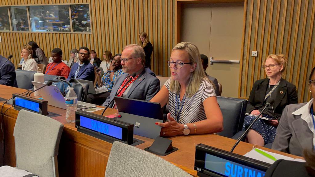 ”Local action is key to deliver on the #SDGs. In the 🇸🇪 municipality @Grums_kommun we work to ensure sustainability governance through integrating the #2030agenda in existing structures.” 

~ Erica Andrén, Grums Municipality at the #HLPF2023 on #LocalizingSDGs #SWEatHLPF