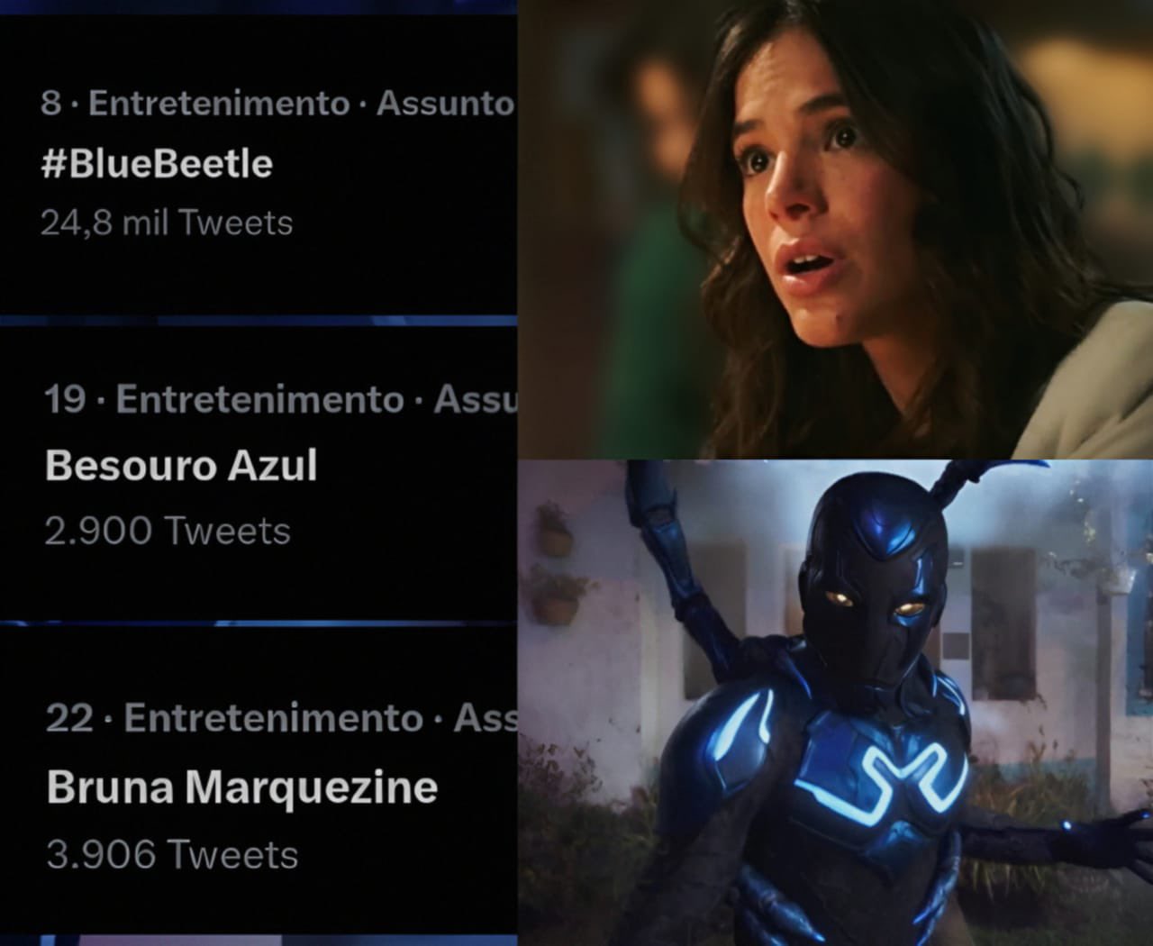 QG Marquezine on X: 🚨 #BlueBeetle ultrapassou US$ 110 milhões de  bilheteria mundial. O filme tem um orçamento de US$ 104 milhões.   / X