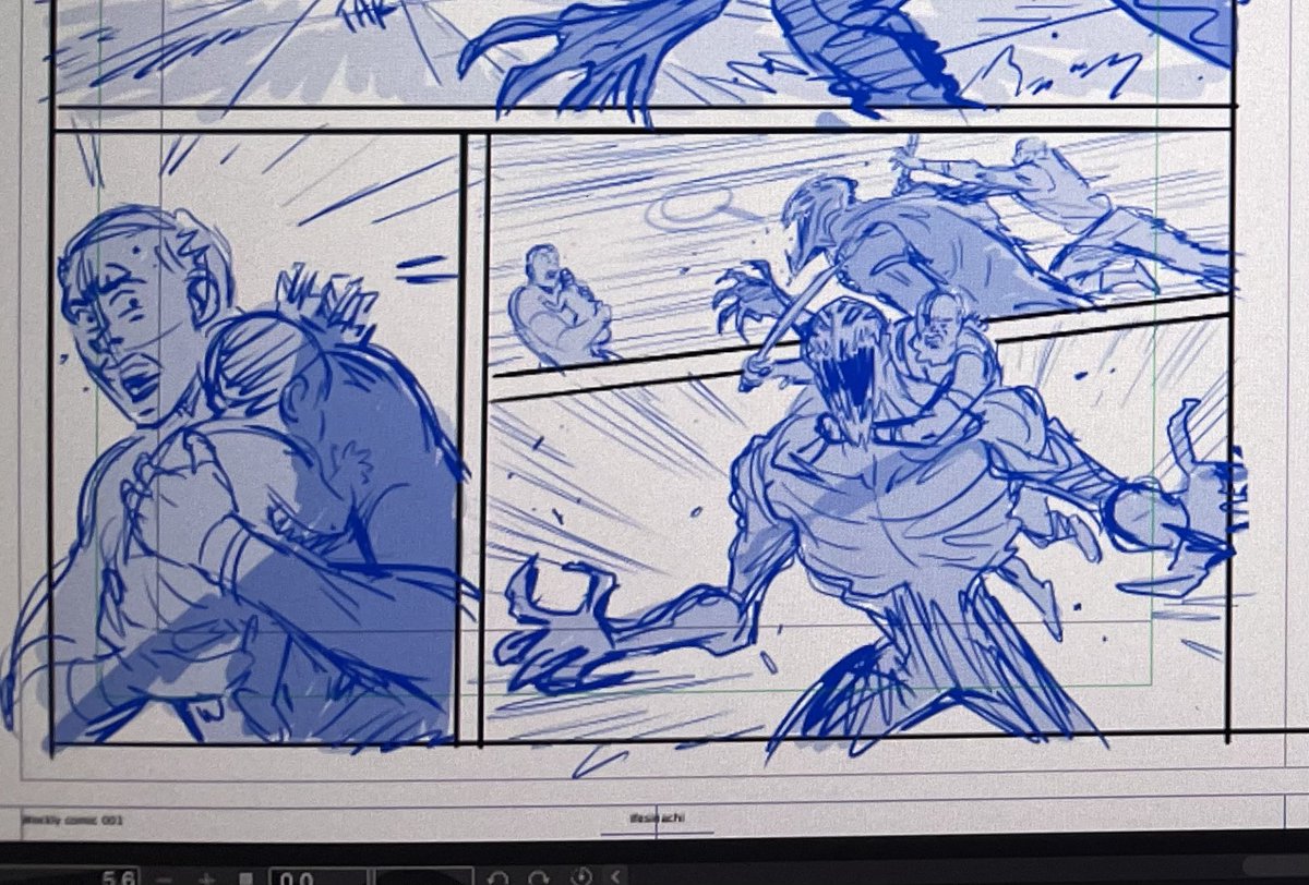 ifesinachiorjie's tweet image. WIP. Final done with the roughs #comics #webcomic #roughlayout