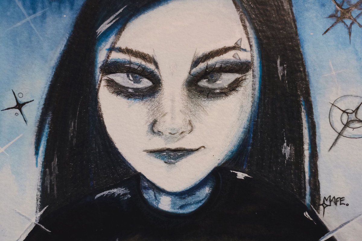 saturninine's tweet photo. a trend de #Evanescence : fallen ! ★
#ArtistOnTwitter https://t.co/m8CUUTgzOu