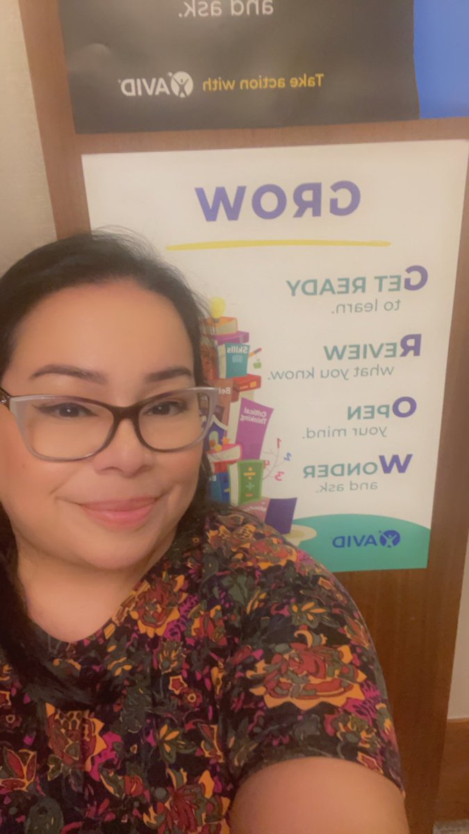 minimole143's tweet photo. Getting ready to GROW with my team and students this year! #AVIDSI2023
#AVID4Possibility #AVIDelective
#middleschool https://t.co/gF3ciRbM8W