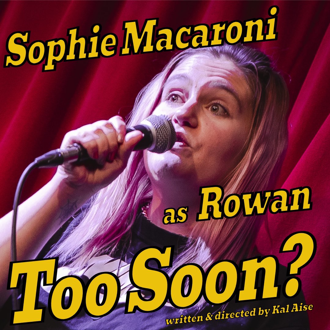 Kal Aise (@kalaise8) on Twitter photo ‘Too Soon?’ Casting announcement No.2!
Very much one of the lads, kinda messy but with a heart of gold. Anyone would want her as their long-suffering best friend.
Link for tickets and further info in bio.
<a href="/CamdenFringe/">Camden Fringe</a> <a href="/LandUTheatre/">Lion & Unicorn Theatre</a>
#toosoon #comedy #theatre #london ‘Too Soon?’ Casting announcement No.2!
Very much one of the lads, kinda messy but with a heart of gold. Anyone would want her as their long-suffering best friend.
Link for tickets and further info in bio.
<a href="/CamdenFringe/">Camden Fringe</a> <a href="/LandUTheatre/">Lion & Unicorn Theatre</a>
#toosoon #comedy #theatre #london