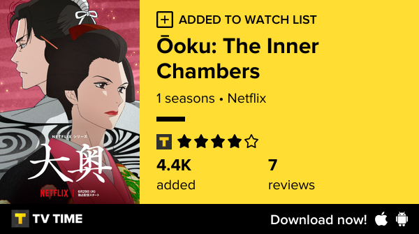 Paulene3's tweet photo. I've just started following Ōoku: The Inner Chambers https://t.co/yfVMeLR47J #tvtime https://t.co/y91Auyo7f8