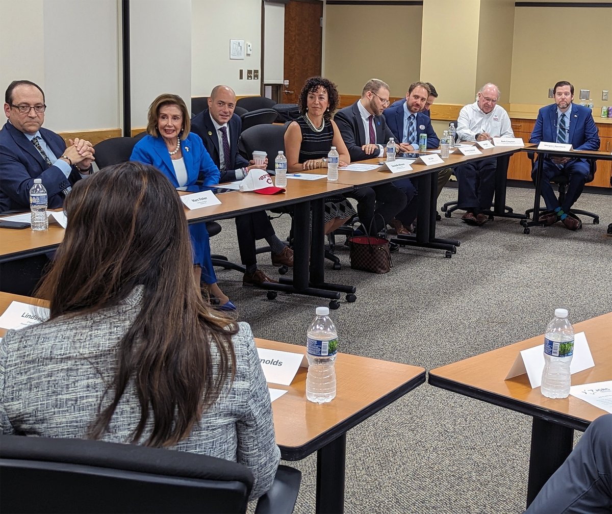 Thank you, Congresswoman Nancy Pelosi  <a href="/SpeakerPelosi/">Nancy Pelosi</a> and Congressman Greg Landsman <a href="/GregLandsman/">Greg Landsman</a> for meeting with your Jewish community today. We know that you are always listening when it comes to safety and security.