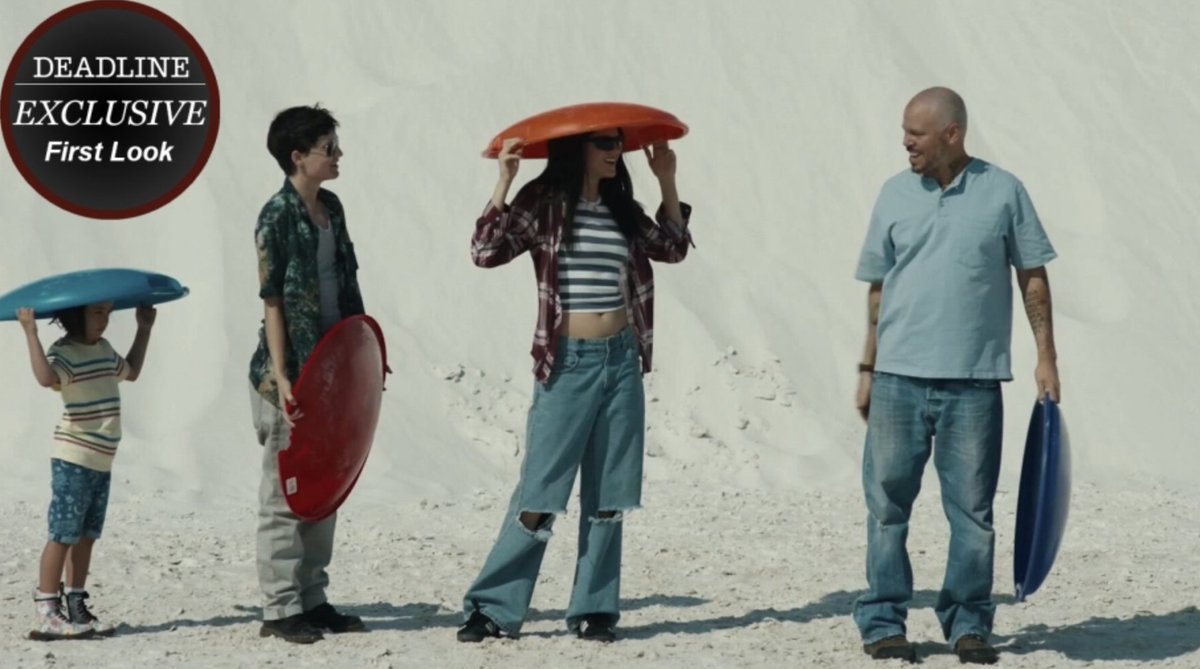 EXCLUSIVE: The indie feature In The Summers has wrapped production in New Mexico and Deadline has your first look at stars René “Residente” Pérez Joglar, in his acting debut, Sasha Calle, Lio Mehiel and Leslie Grace bit.ly/3POZNQH