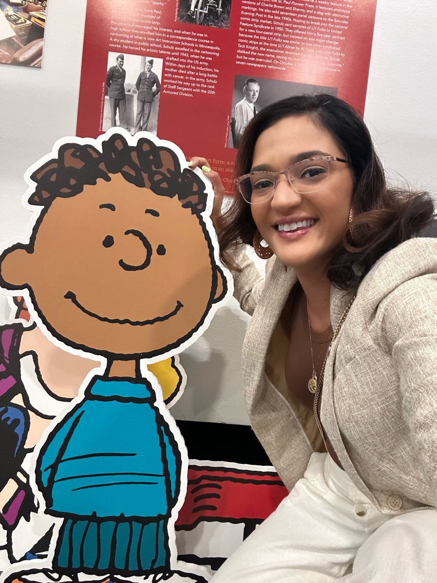 MariaIsa's tweet photo. As a history nerd I had a Great time touring @MNHistoryCenter 1 of my favorite places. I was able to get a sneak peak of the Charles Shultz exhibit, Prince Archives, 90,000 boxes of MN History &amp; staff even brought out a box full of archives of my Mom’s work. #District65B https://t.co/EgSdkYa5T7