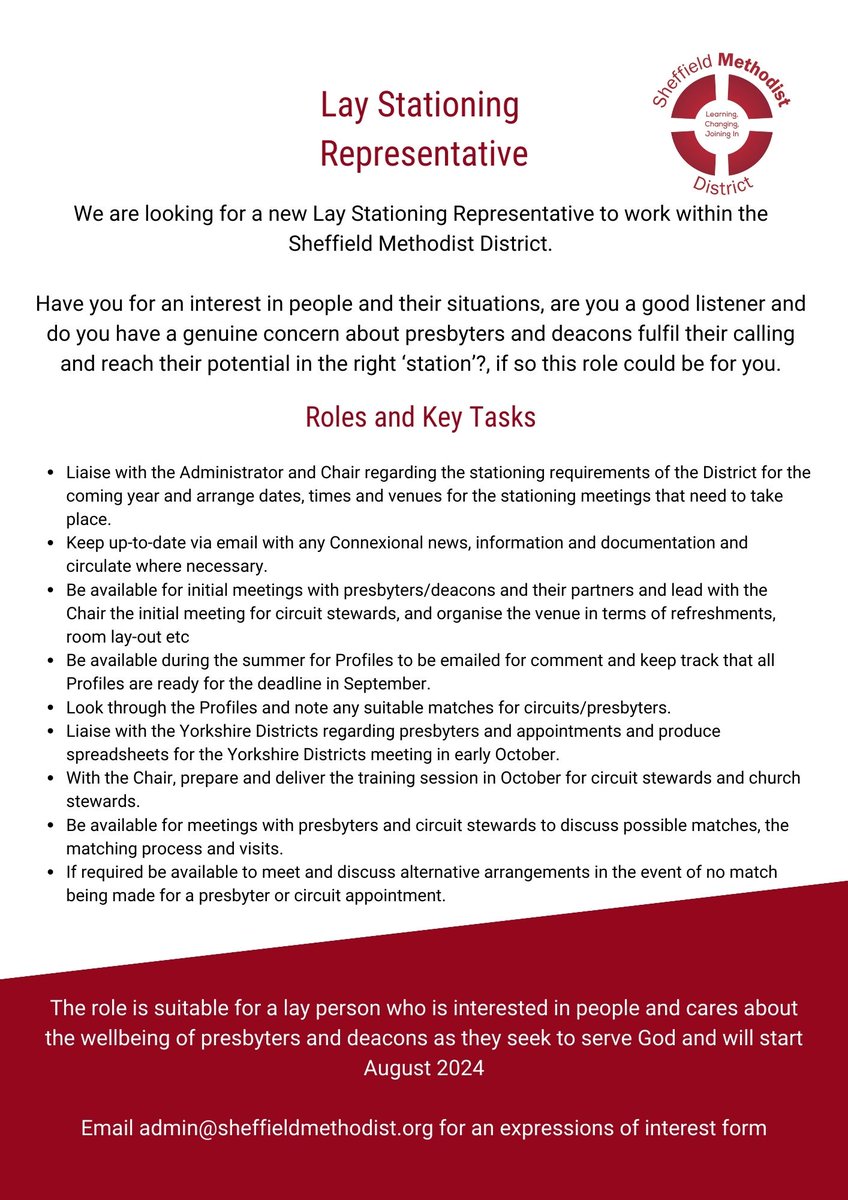 Sheffield Methodist District tweet media