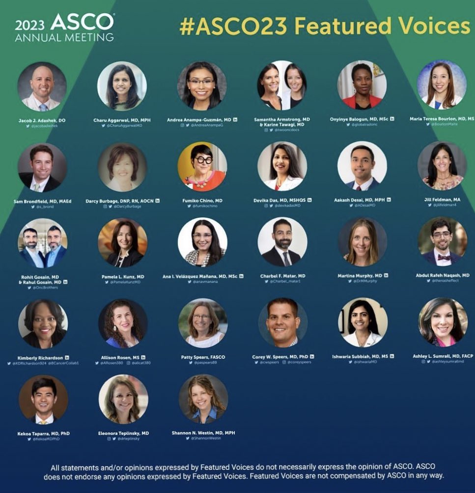 Thrilled to share that @ASCO’s Featured Voices program has been recognized as a finalist in @RaganComms Awards in the category of “Innovation in Nonprofit Comms.” This program has become a critical element of our thematic and Annual Meetings… (1/n)