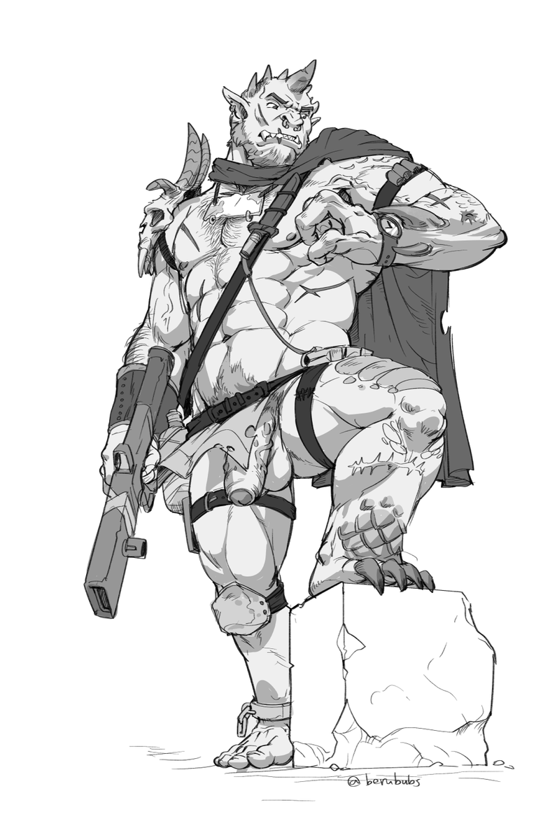 berububs's tweet photo. post apocalyptic mutant wanderer https://t.co/gBsT2vks68