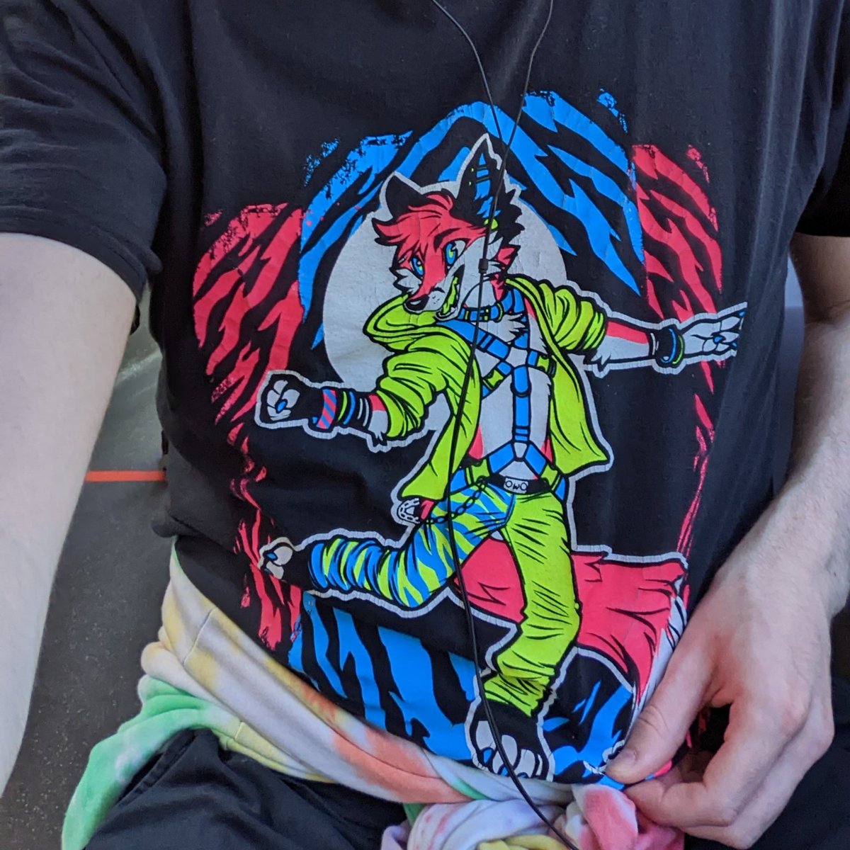 Someone just told me this is a "loud bottom shirt". I'm not sure if that's a compliment or not...