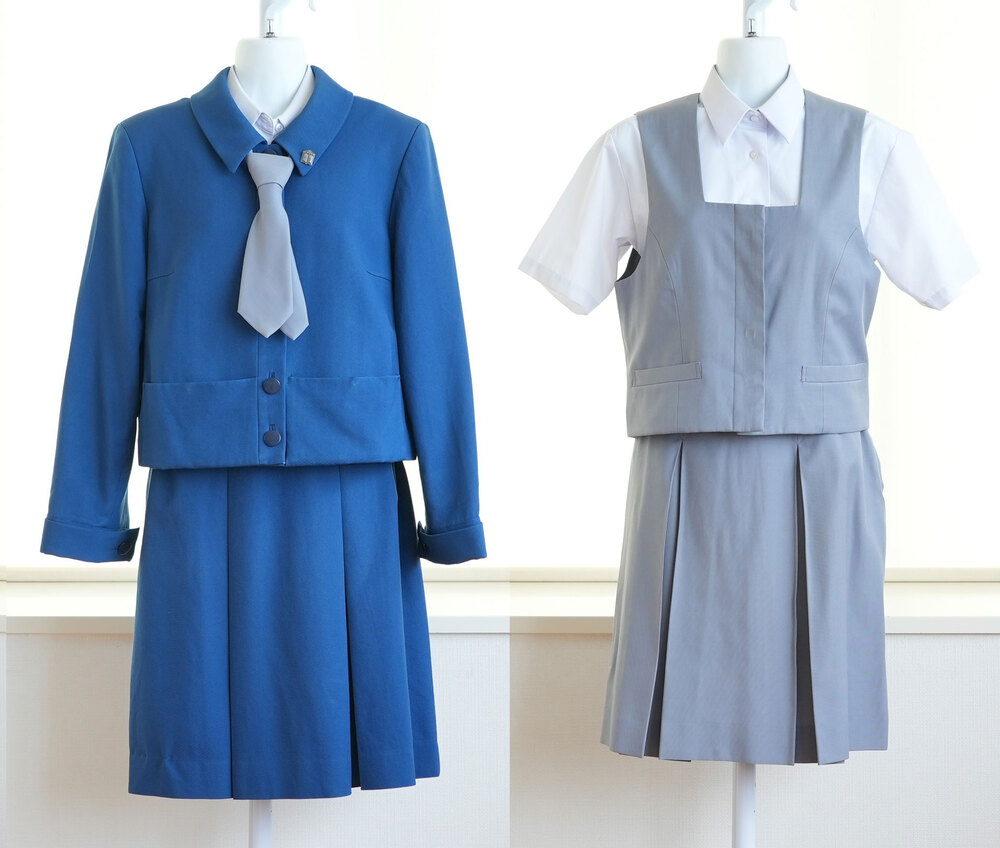 茨城県 茨城キリスト教学園高校 [現行・旧制服セット] 冬服夏服 校章