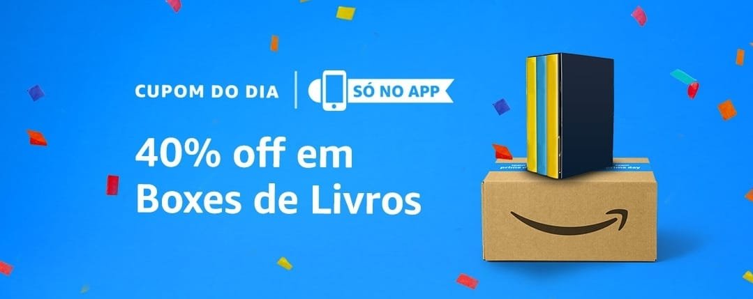 🚨  CORRE  40% em BOX DE LIVROS 

⚠️SOMENTE NO APP DA AMAZON 

⚠️Utilize o cupom: PDLIVROS40

Compre aqui: amzn.to/3pJuvjH

#PrimeDay #Tanoamazonprime