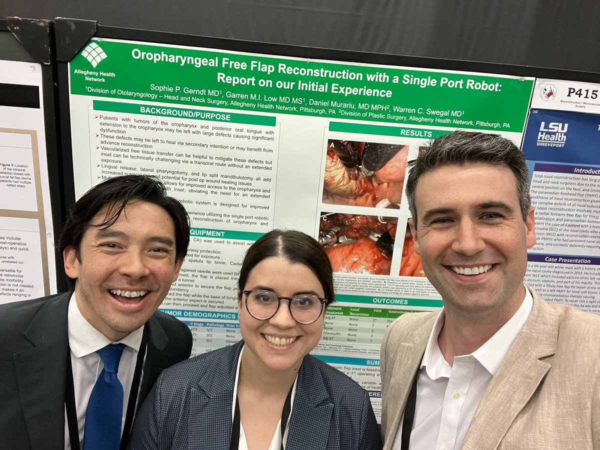 DrWarrenSwegal's tweet photo. Just finished at #AHNS2023 with the Head and Neck team. Great job everyone from #AHN https://t.co/6z78r45O1w
