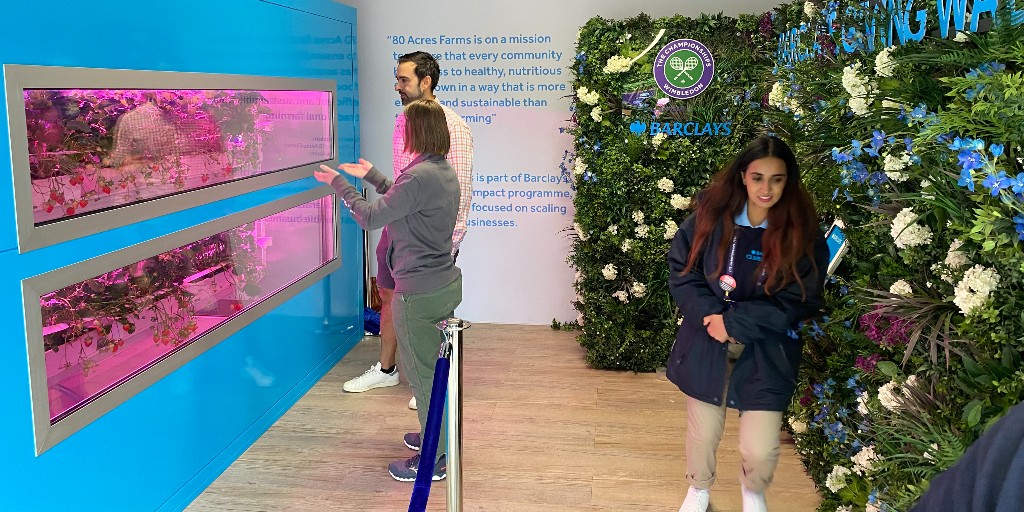 .<a href="/Wimbledon/">Wimbledon</a> fans have been snacking on strawberries and cream for generations. This year, we're paying tribute to that tradition with a pop-up strawberry farm at the famous tournament, presented with our partners at <a href="/BarclaysCIB/">Barclays Investment Bank</a>.