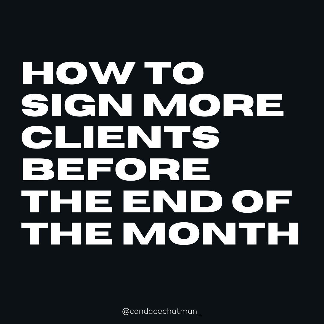 CandaceChatman_'s tweet photo. Check your strategies. What did you stop doing that worked? What else can you incorporate that will help you sign more clients?

PS. Are you on my email list?
I send out emails that will help you make $100k. Click the link in the bio to join. https://t.co/E5rOMaaE82