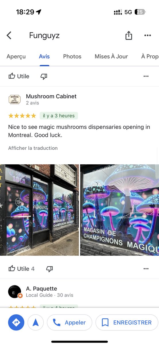 FreshMaite's tweet image. Les internautes soutiennent #FunGuyz  à Montréal dans les avis Google maps de la boutique ! 

#magicmushroom #champignonmagique #montreal #quebec #psylocibine