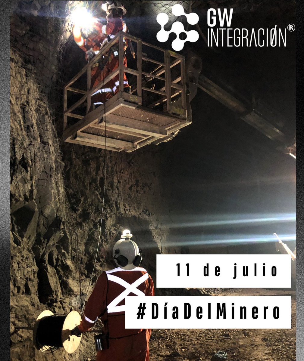 GWIntegracion's tweet photo. ⚒️ Ser miner@ requiere mucho sacrificio, soportar la distancia y trabajar arduamente. ¡Muchas felicidades a todos nuestros clientes y amigos que son parte de esta importante industria de la minería, fundamental para el desarrollo de nuestro país! 💣💎#DíaDelMinero https://t.co/x3ZNHDfLrG