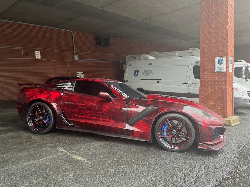 HfxMda's tweet photo. Update - There will be something of a Corvette parade starting at the Walmart parking lot in Cole Harbour tomorrow (route unknown). See image for more info #hfxtraffic . 

(contributed) https://t.co/YgL1y1EiRK